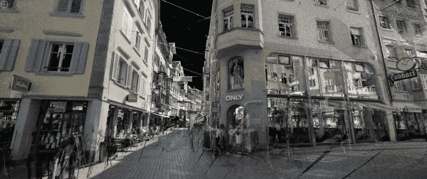 3D-Punktwolke der St. Galler Altstadt